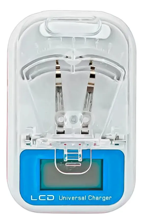 Carregador Universal Bateria Celular Câmera Visor Lcd