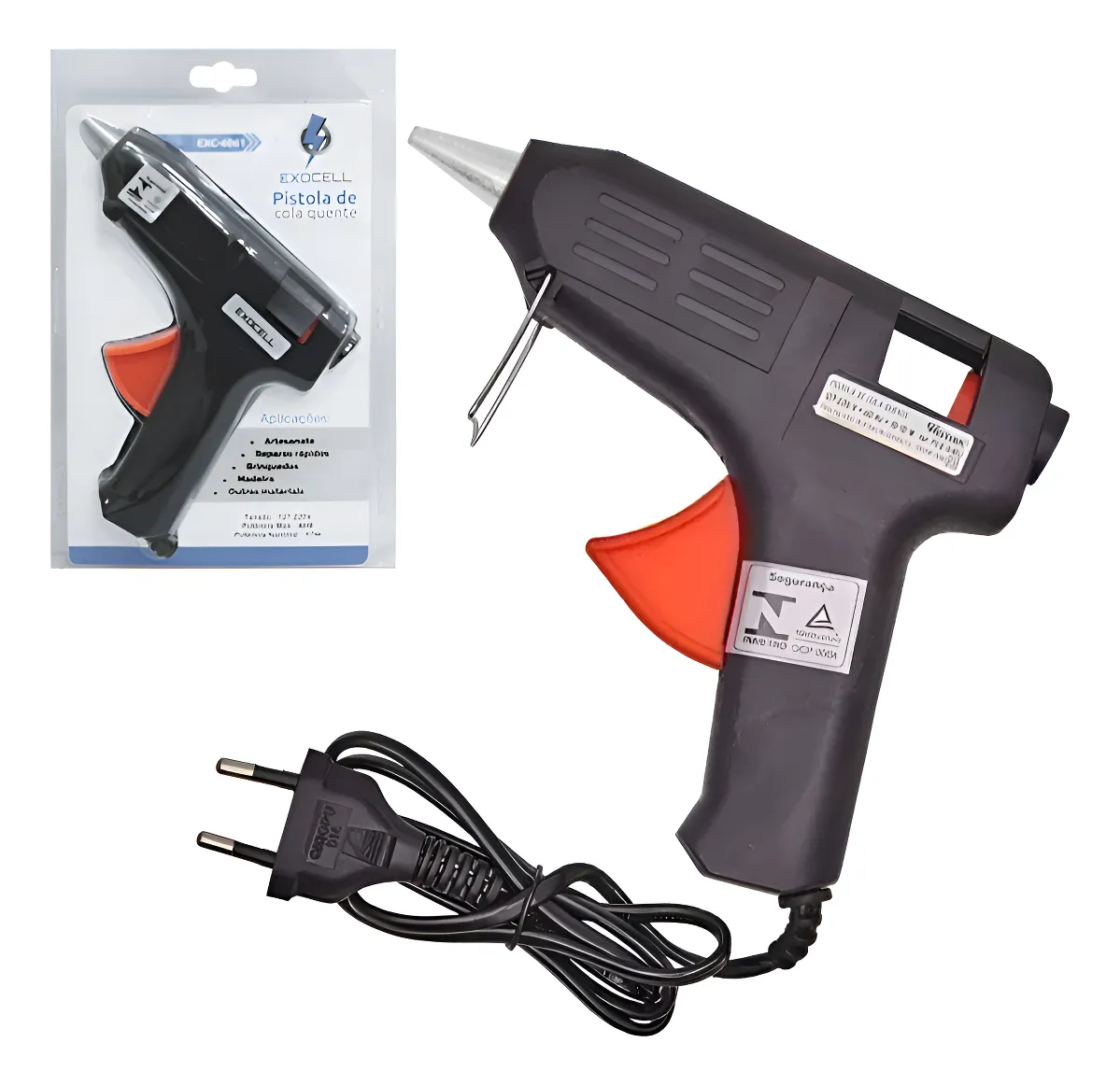 Pistola De Cola Quente Gift Star 40w Elétrica Bivolt Sortida 127/220v